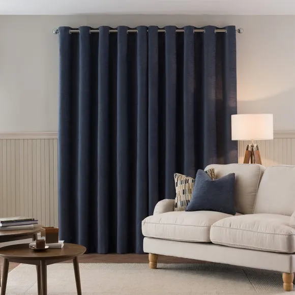 Genoa Chenille Blackout Eyelet Curtains 4