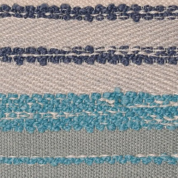 Grayson Outdoor Striped Square Filled Cushion 2