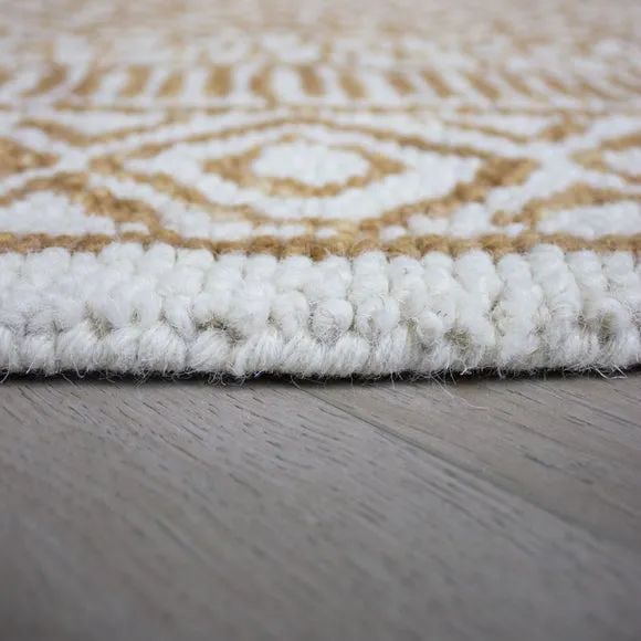 Delphi Border Geometric Wool Rug 4