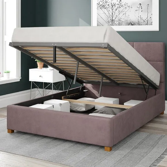 Caine Ottoman Bed Frame, Plush Velvet 2