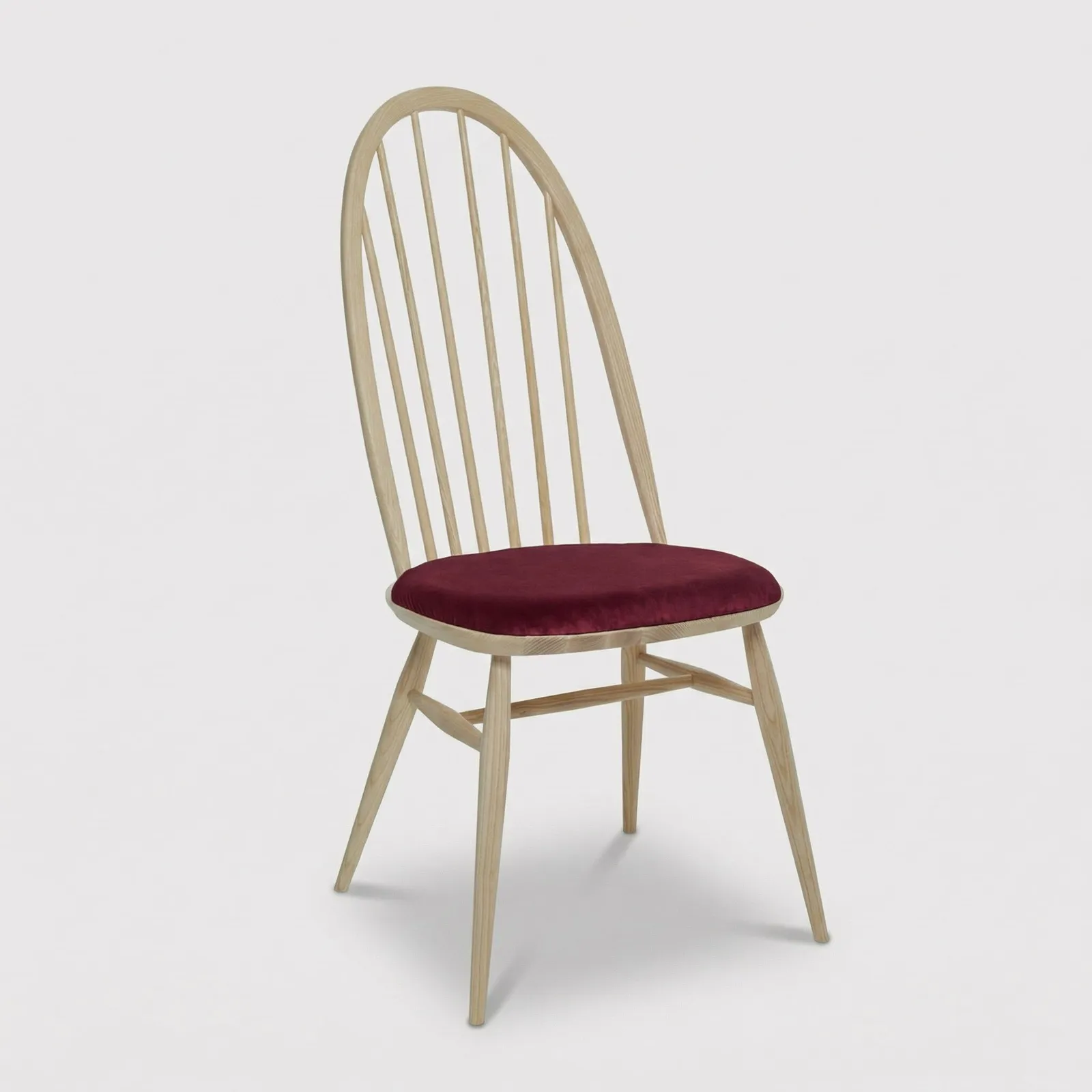 Ercol Quaker Upholstered Dining Chair, Wood | Barker & Stonehouse 2