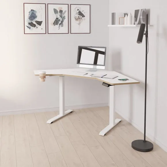 Gino Corner Height Adjustable Desk 3
