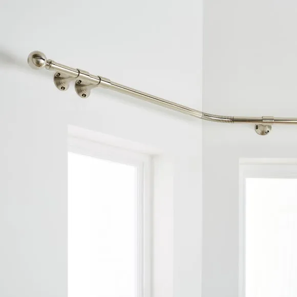 Ashton Metal Bay Curtain Pole