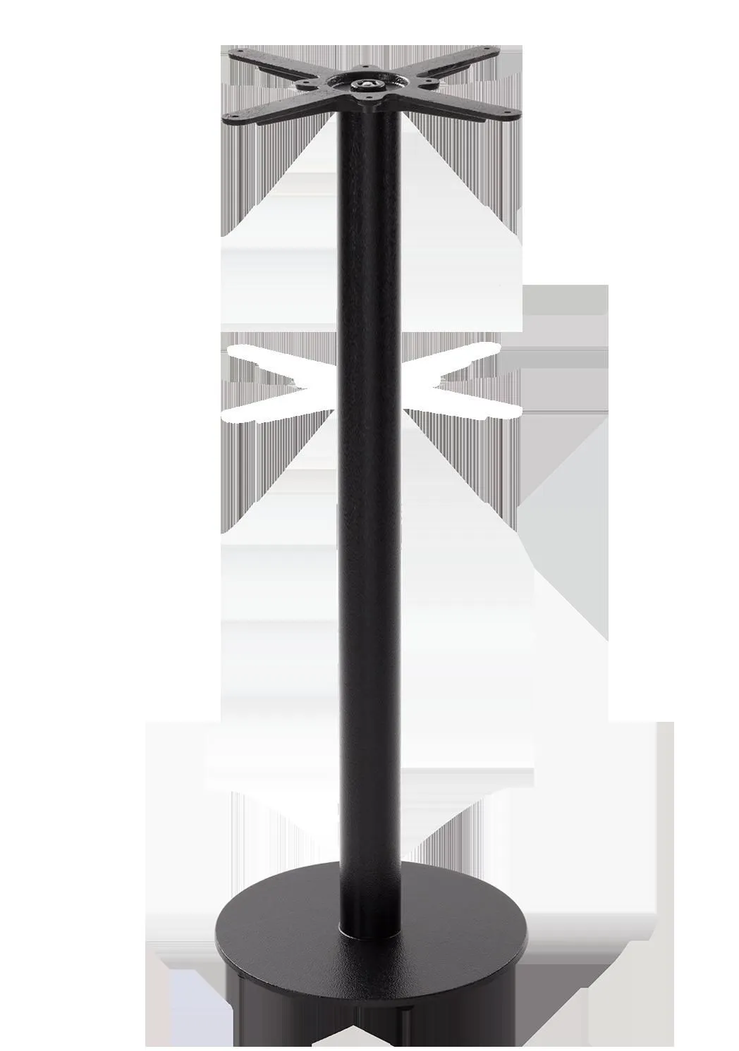 netfurniture Black cast iron round table base - Small 1050 mm