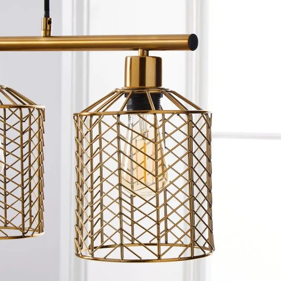 Siena 3 Light Diner Ceiling Light 3