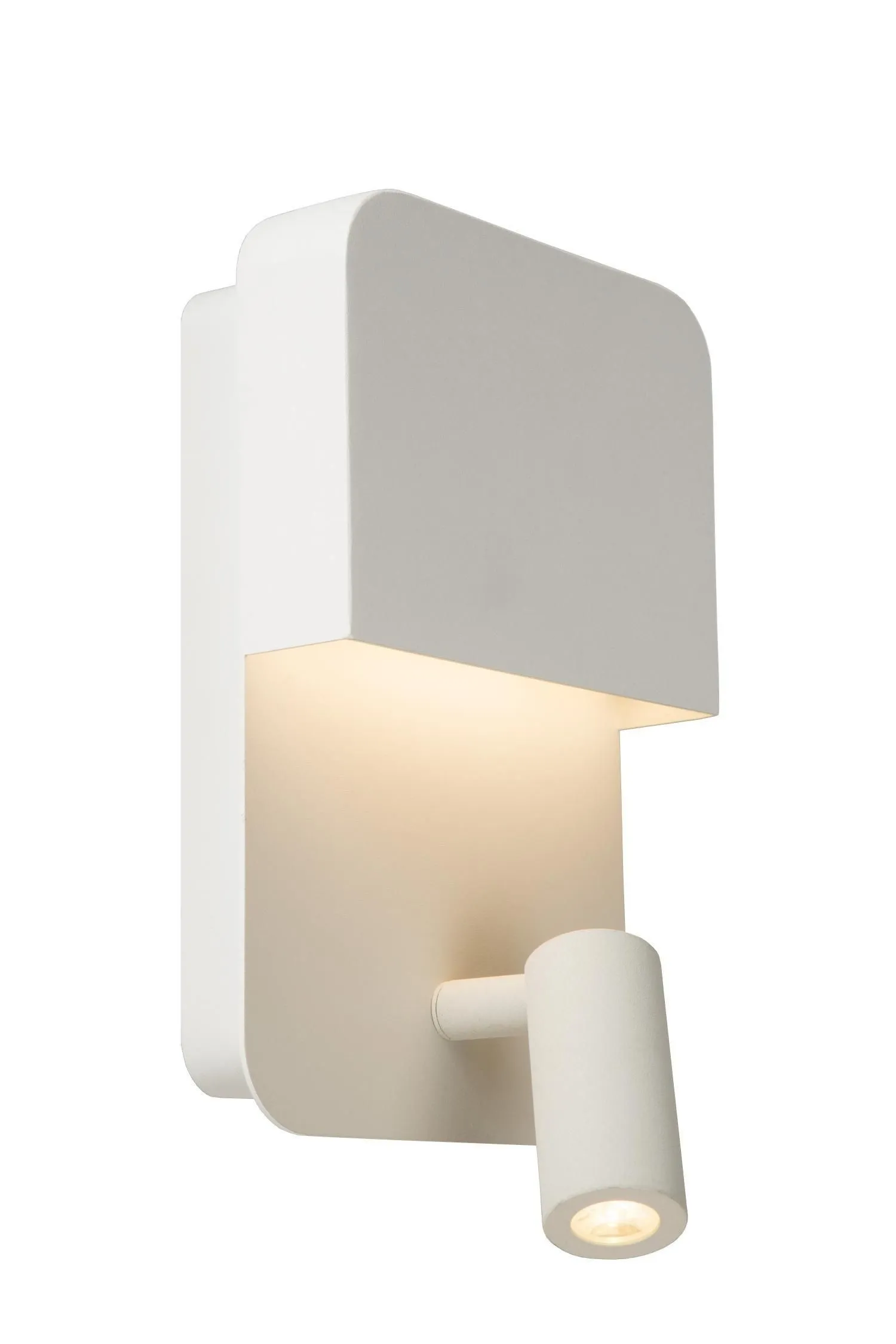Netlighting Boxer Modern Wall Light LED 1x10W 3000K With USB charging point White