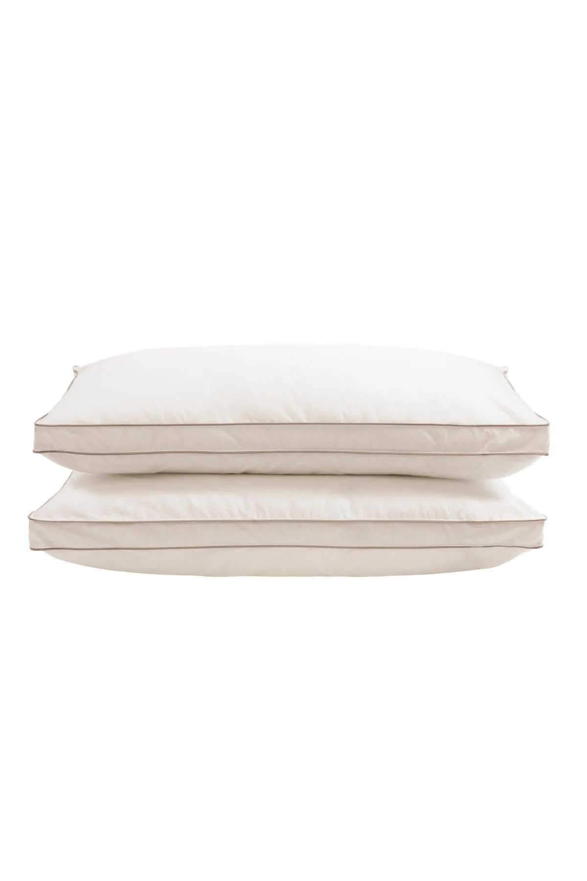 Soak&Sleep Soft As Down Microfibre Standard Pillow Pair - Medium Firm in White