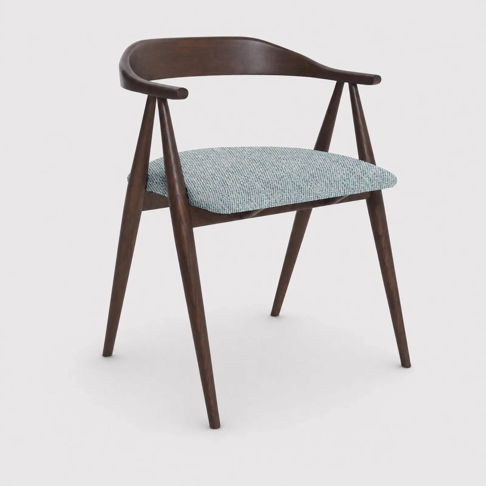 Ercol Lugo Dining Armchair, Grey Wood | Barker & Stonehouse 2
