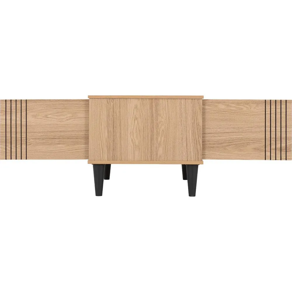 Seconique Tessa 1 Door Coffee Table in Natural 6