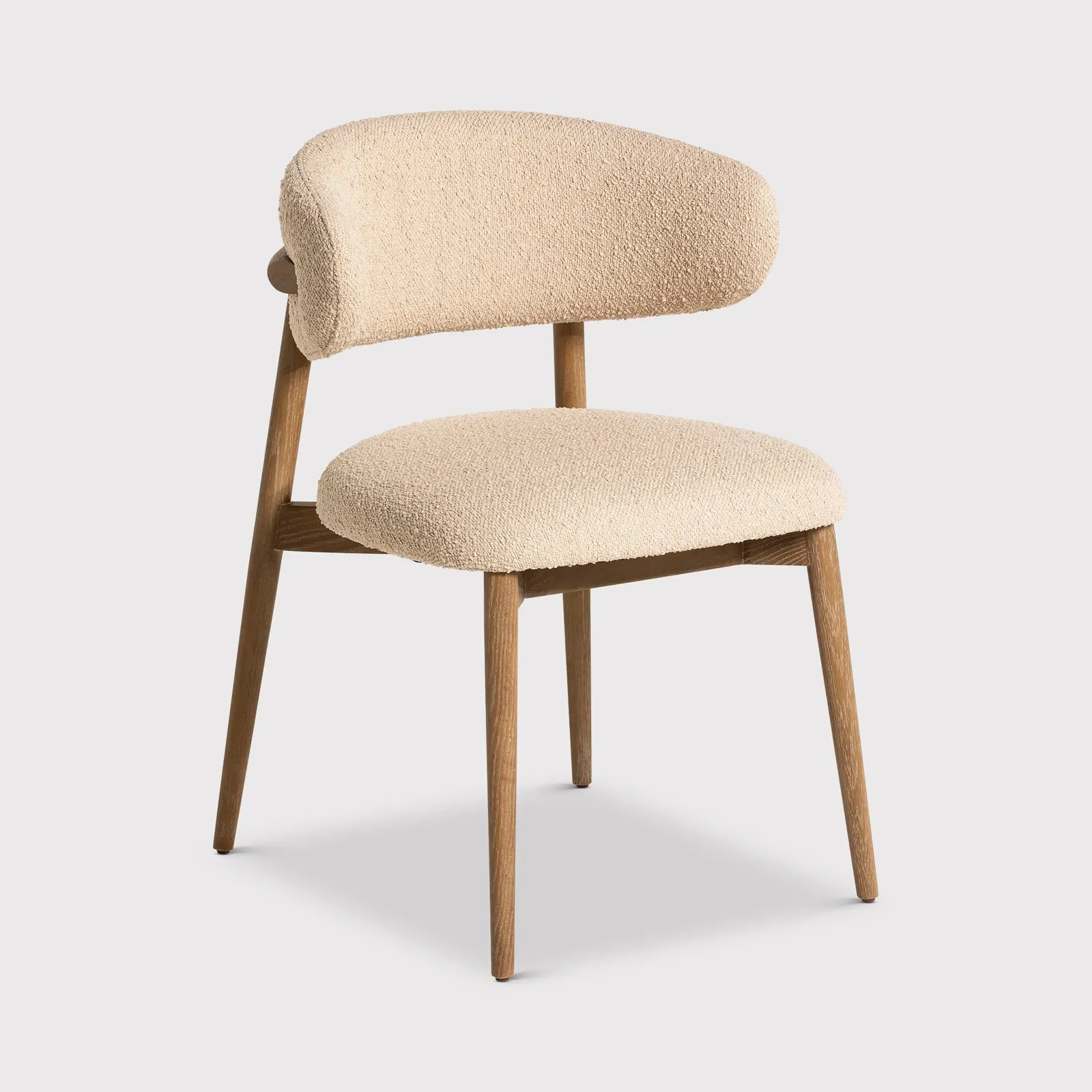 Lexa Dining Chair, Neutral Boucle | Barker & Stonehouse 4