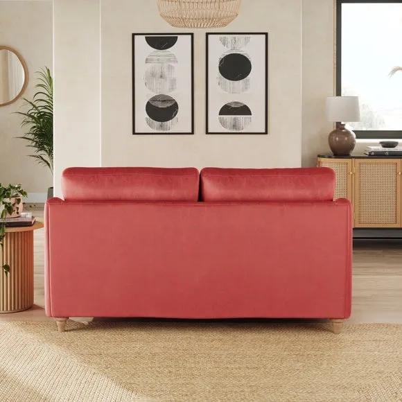 Hattie Matte Plush Velvet 2 Seater Sofa 3
