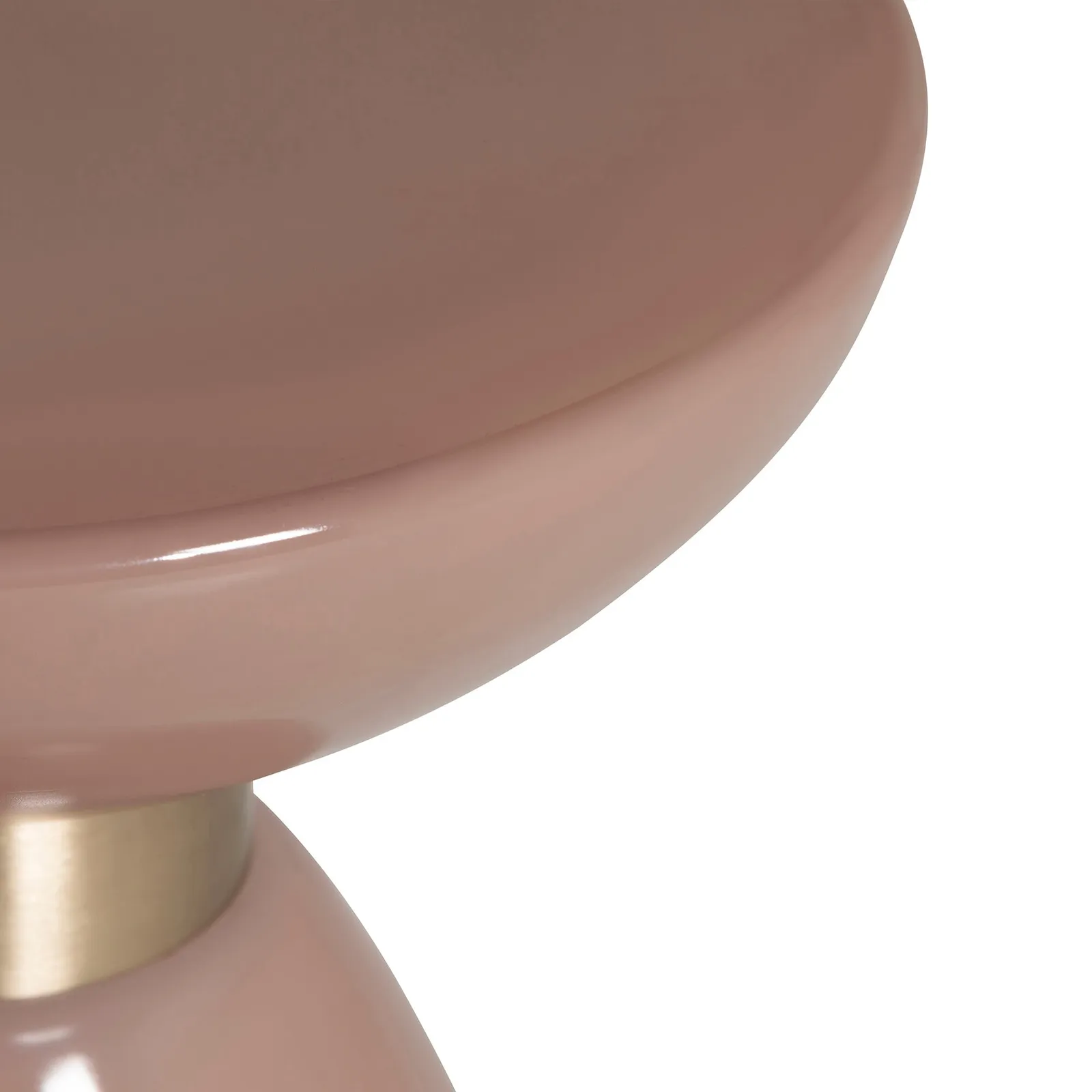 Visconti Lamp Table 30.5X30.5X56.5 Cm, Round, Pink Glass | Barker & Stonehouse 5