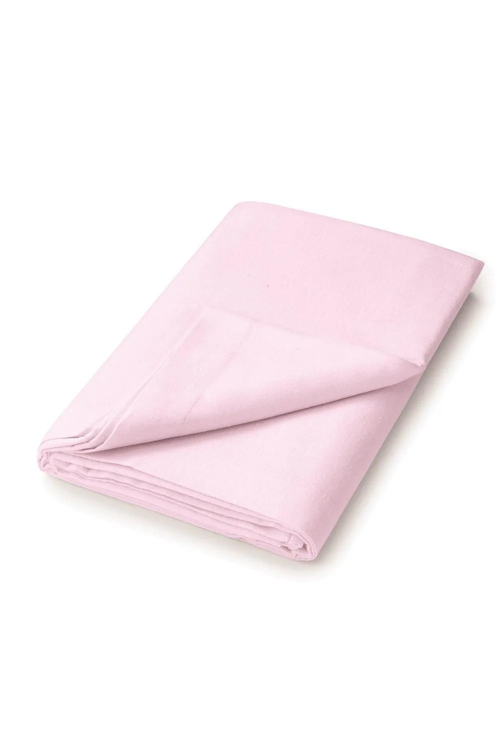 Helena Springfield 'Hs Brushed Cotton' Flat Sheet in Baby Pink