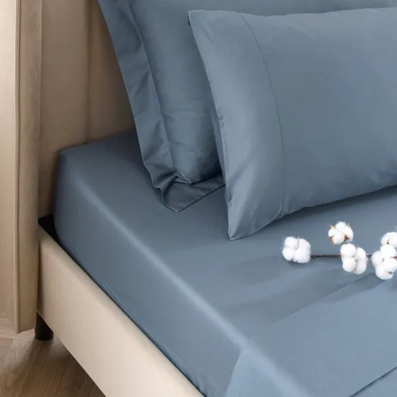 Dorma Smooth & Soft 300 Thread Count 100% Cotton Sateen Fitted Sheet