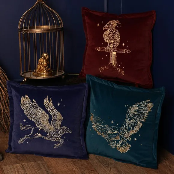 Harry Potter Alumni Hedwig Velvet Square Cushion 5