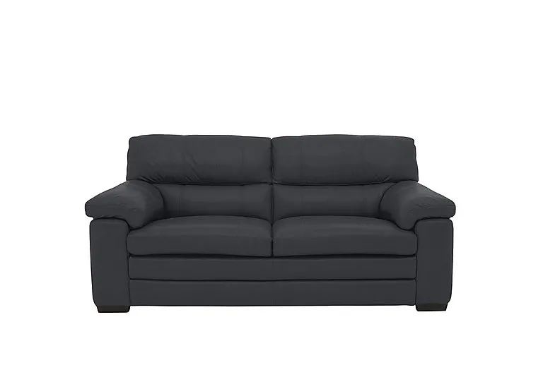 Cozee 2 Seater Pure Premium Leather Sofa - Shale Grey
