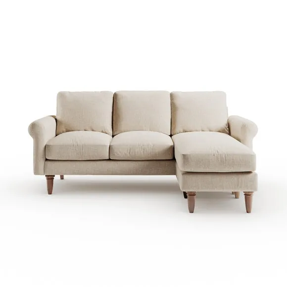 Maeve Compact Flatweave Corner Chaise Sofa 6