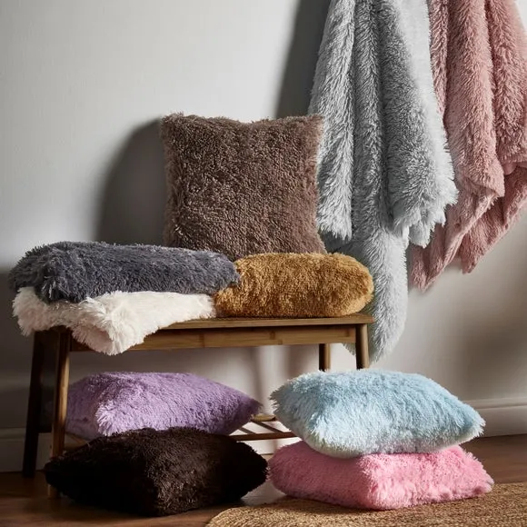 Catherine Lansfield Cuddly Square Cushion 5