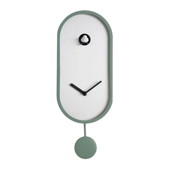 Interval Mid-Century Cuckoo Wall Clock With Pendulum 2
