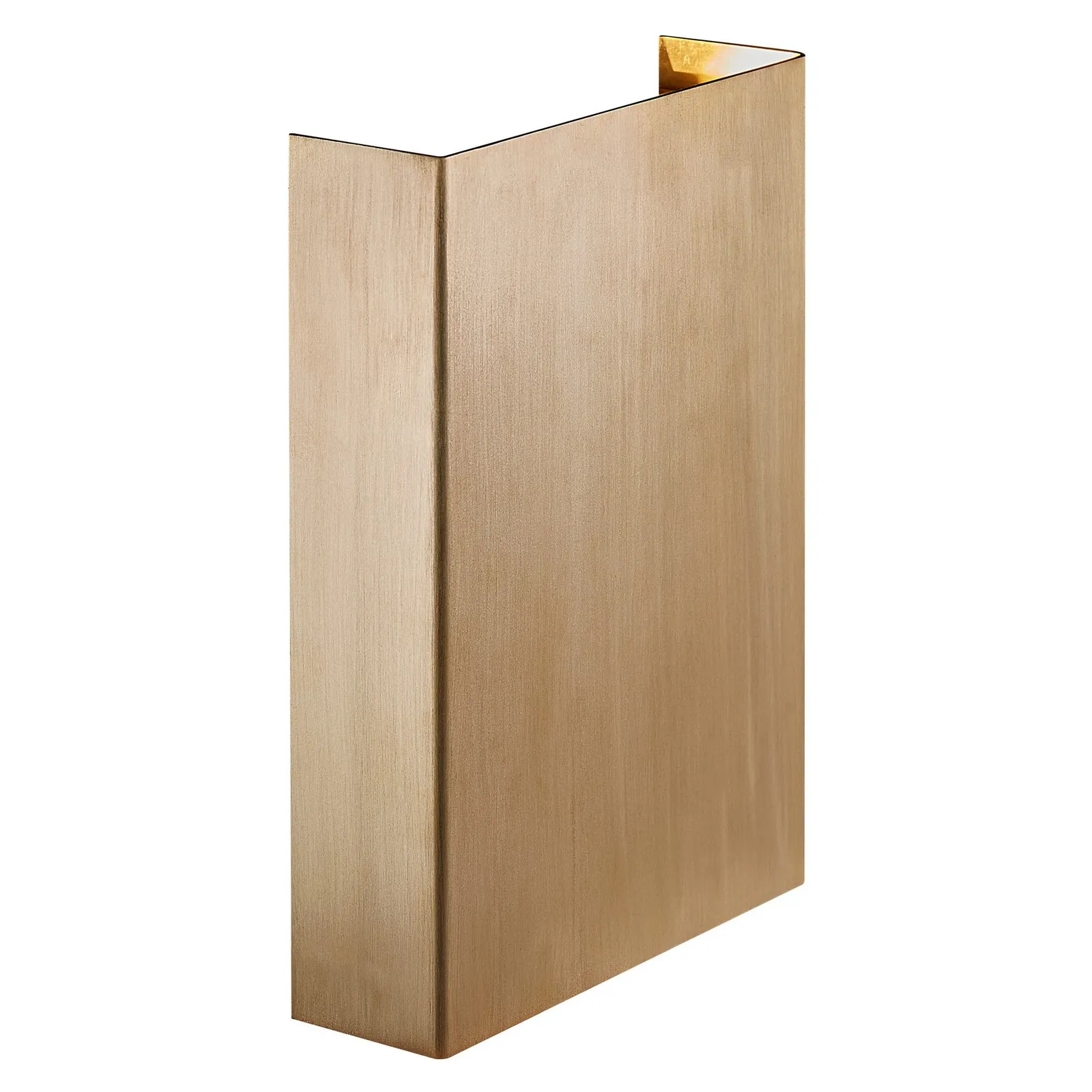 Nordlux Fold Outdoor Wall Light Brass Brass Garden LED IP54 3000k Mains in Gold