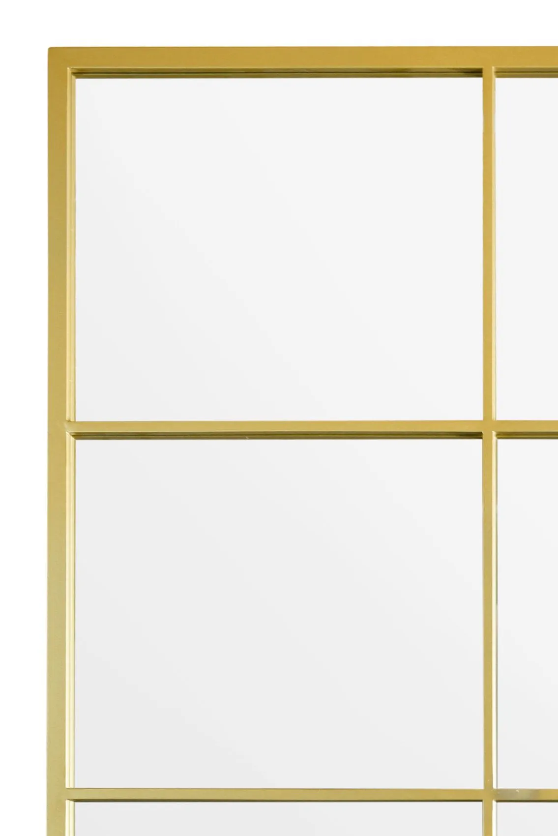 MirrorOutlet Gold Modern Window Leaner / Wall Mirror 79" X 47" 200CM X 120CM 4