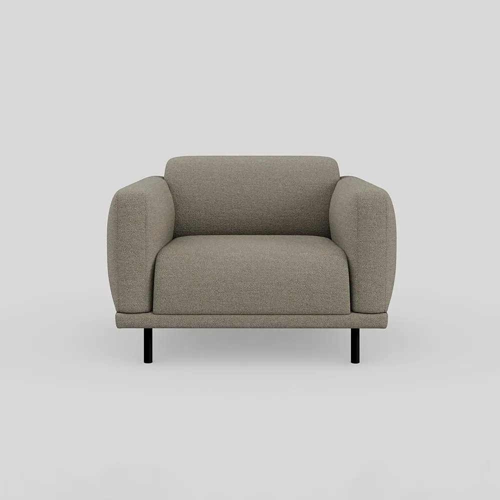 Heal's Harri Armchair Broadweave Pebble