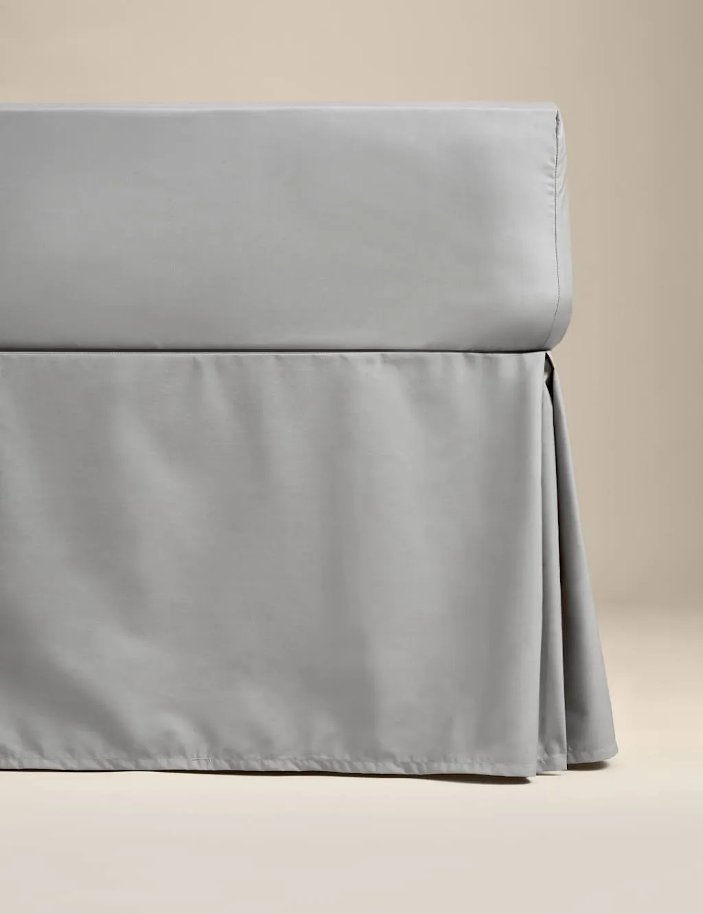 M&S Egyptian Cotton 230 Thread Count Crisp Valance Smoke