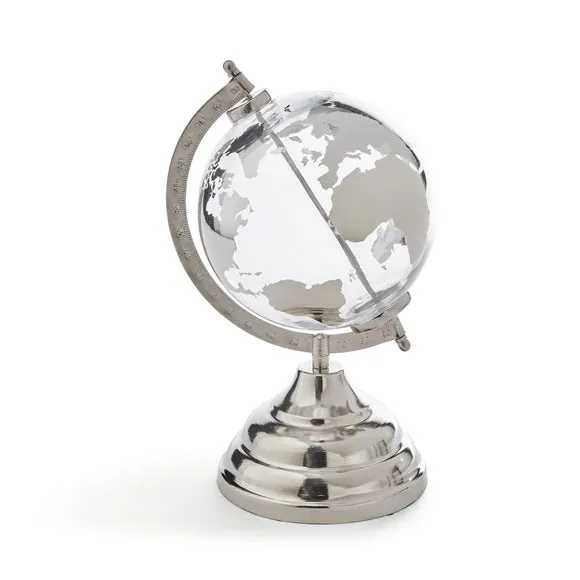 Chrome & Glass Globe 3