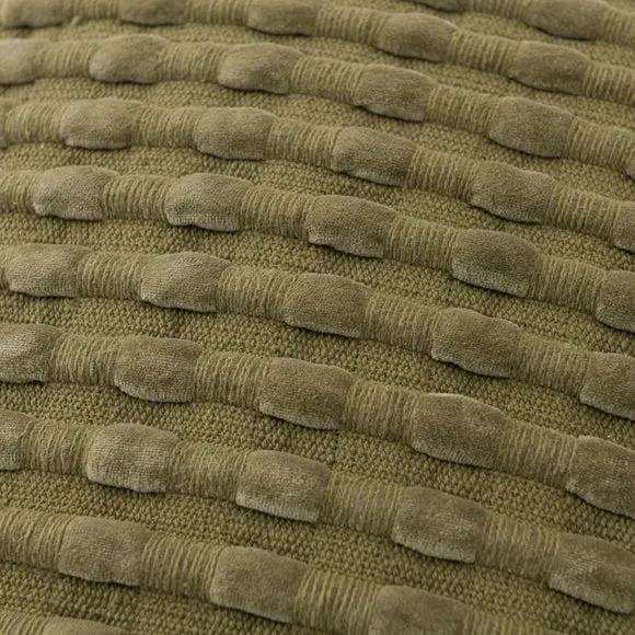 Velvet Looped Square Cushion 2