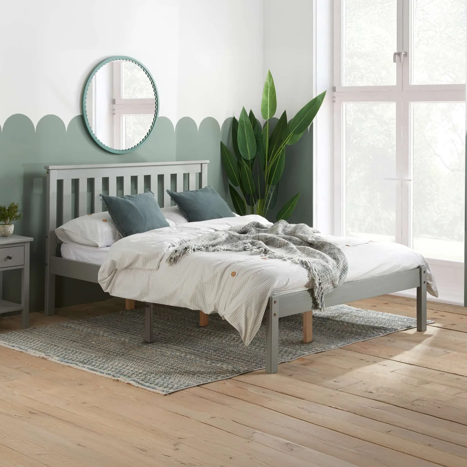 Birlea Denver Bed in Grey 1