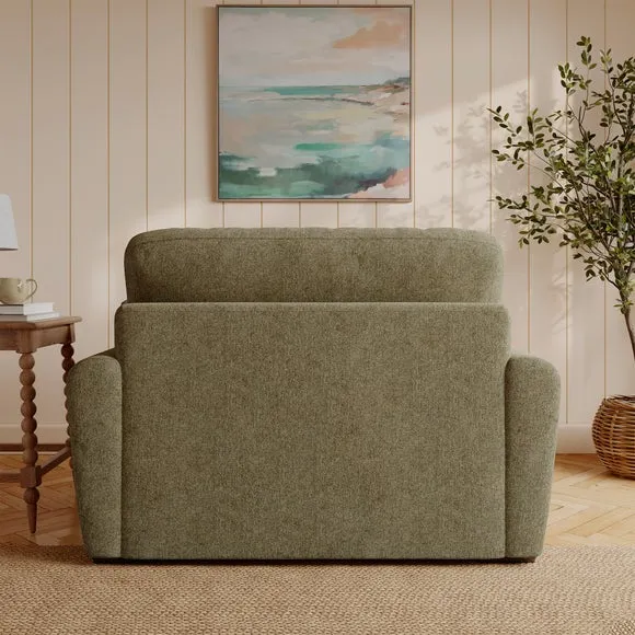 Milton Soft Chenille Snuggle Chair 2