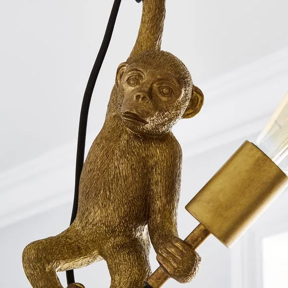 Odisha Gold Monkey Ceiling Light 3