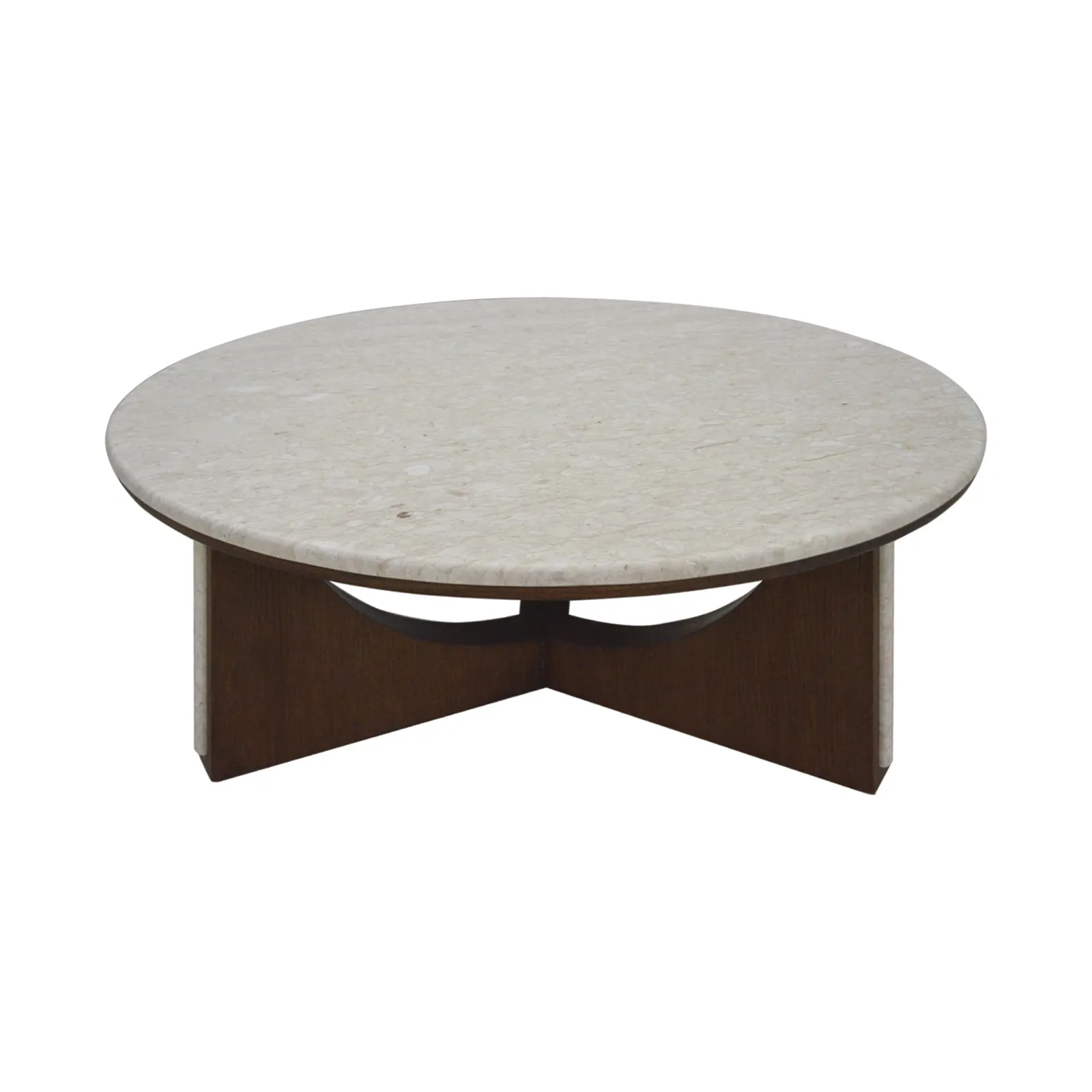 Leda Coffee Table, Round, Grey Marble | Barker & Stonehouse 2