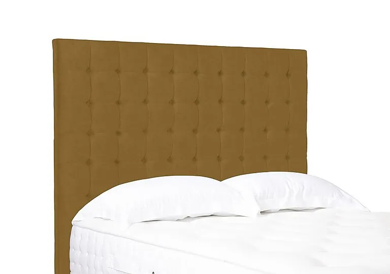 Artisan Collection Dot High Floor Standing Headboard - Single - Plush Corn
