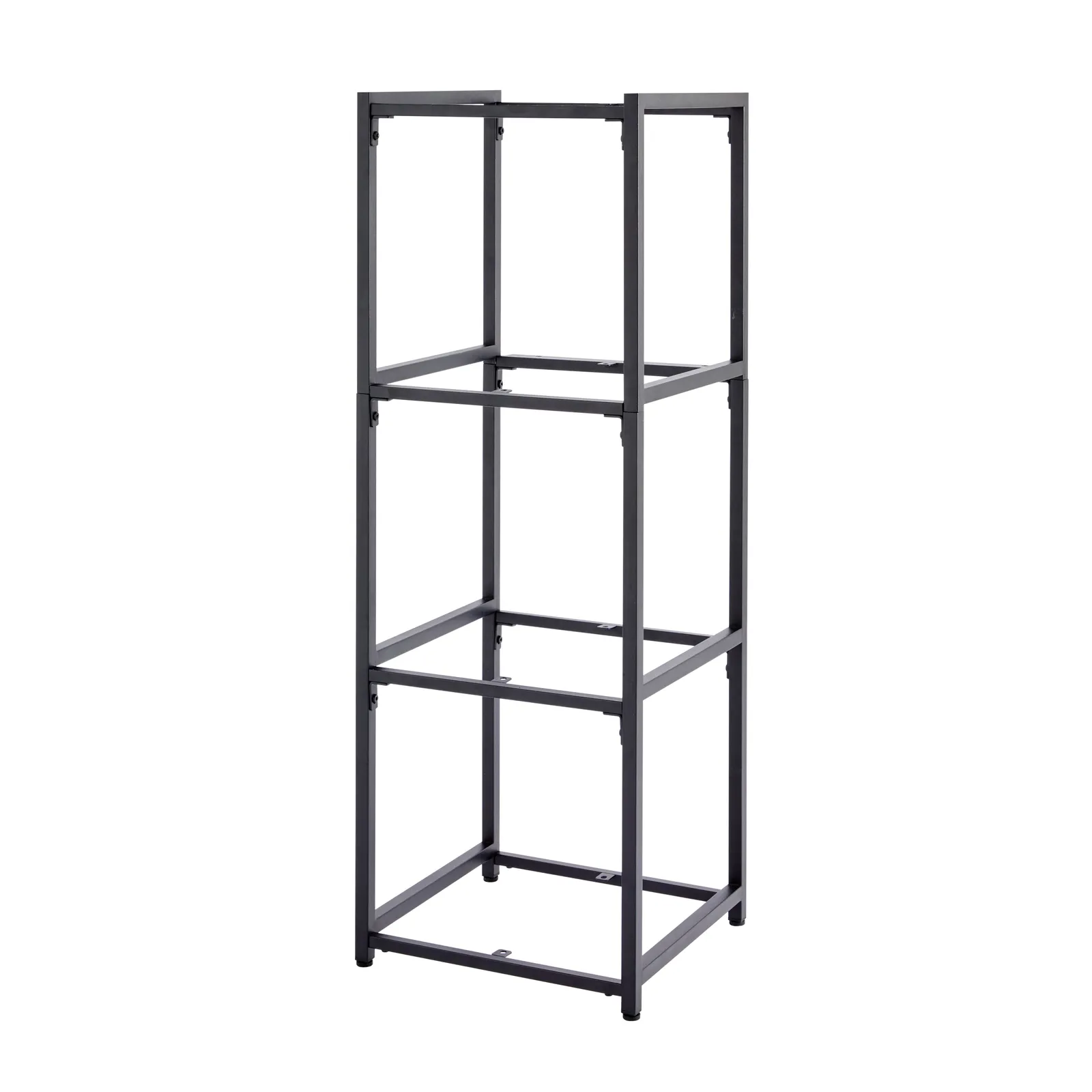 Modular 4 Shelf Black Frame Component Black