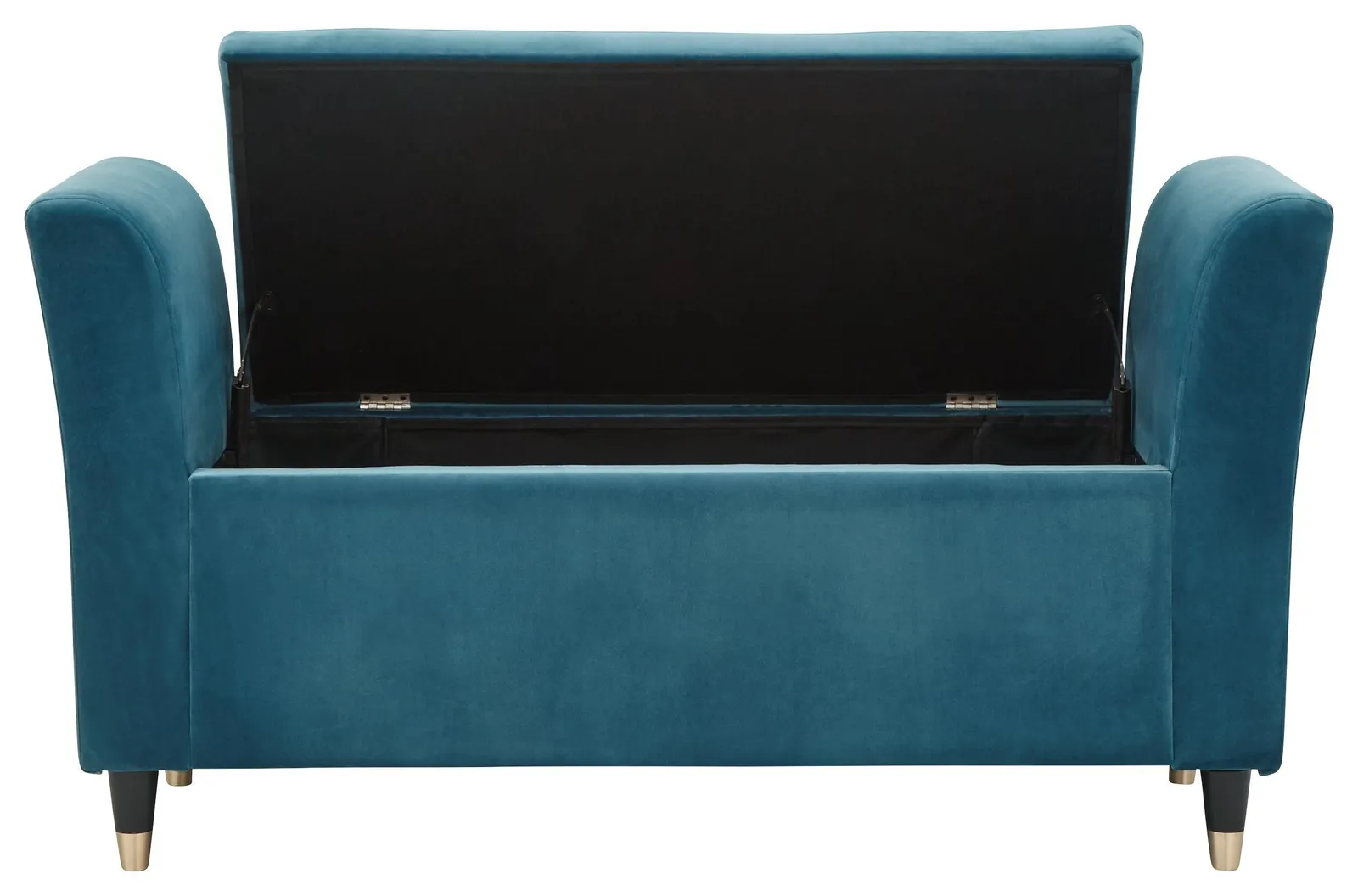 GFW Genoa Velvet Window Seat in Teal 5