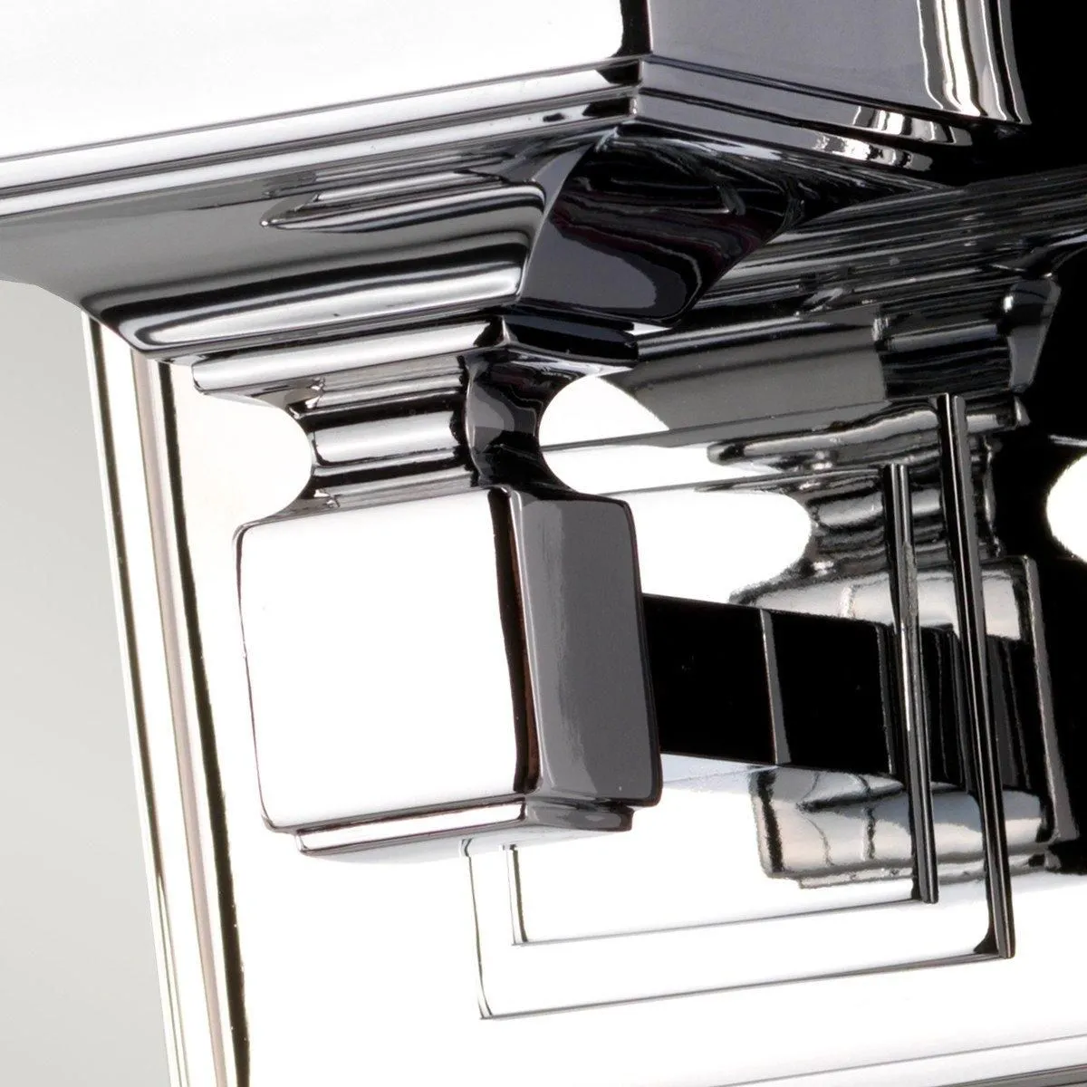 Netlighting Cambridge 1 Light Bathroom Wall Light Polished Chrome IP44 G9 in Grey 3