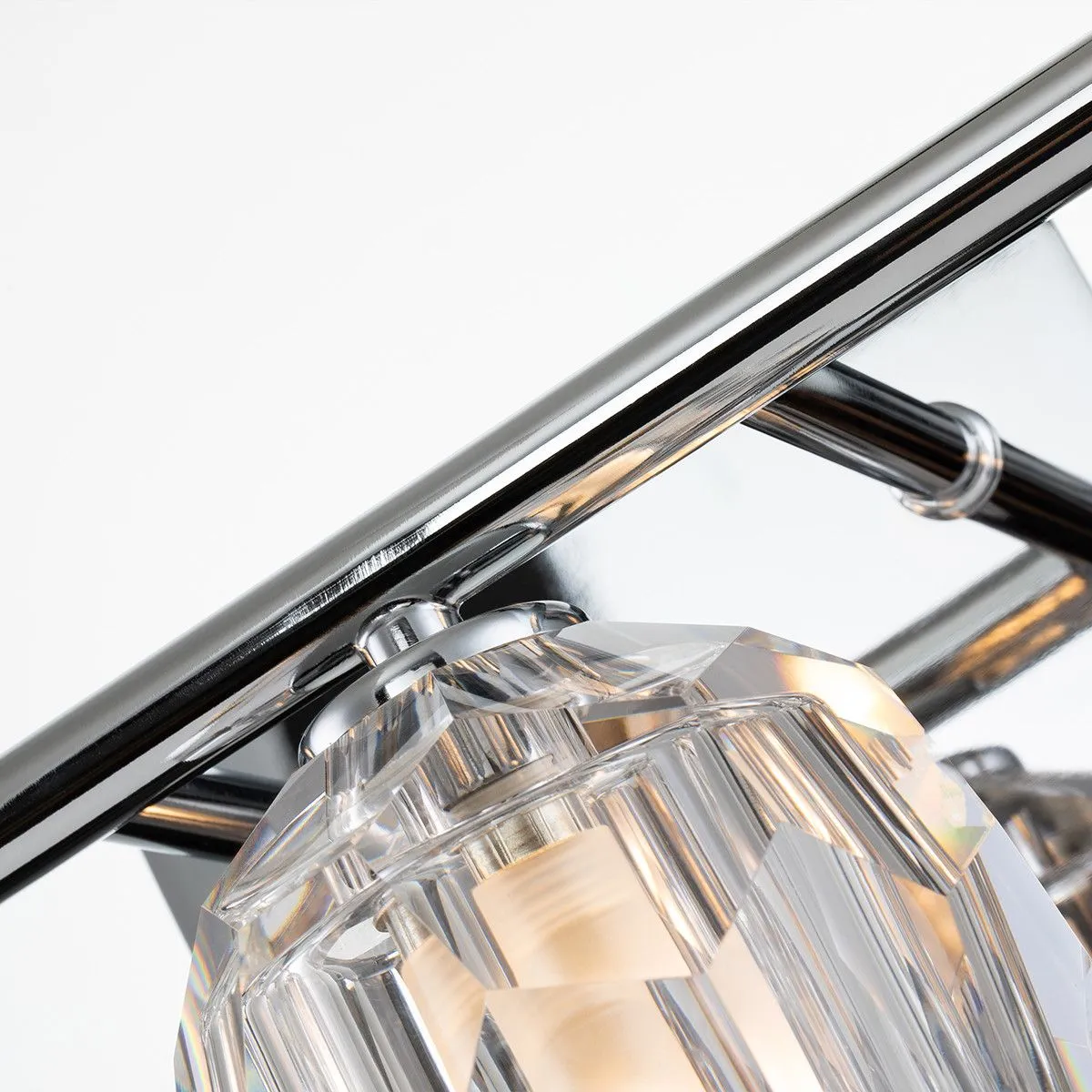 Netlighting Quoizel Regalia Wall Lamp Polished Chrome 3000K IP44 in Grey 4