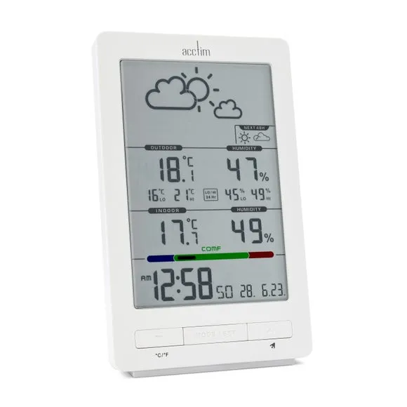 Acctim Skyler 6-in-1 Barometric Weather Station Clock 3