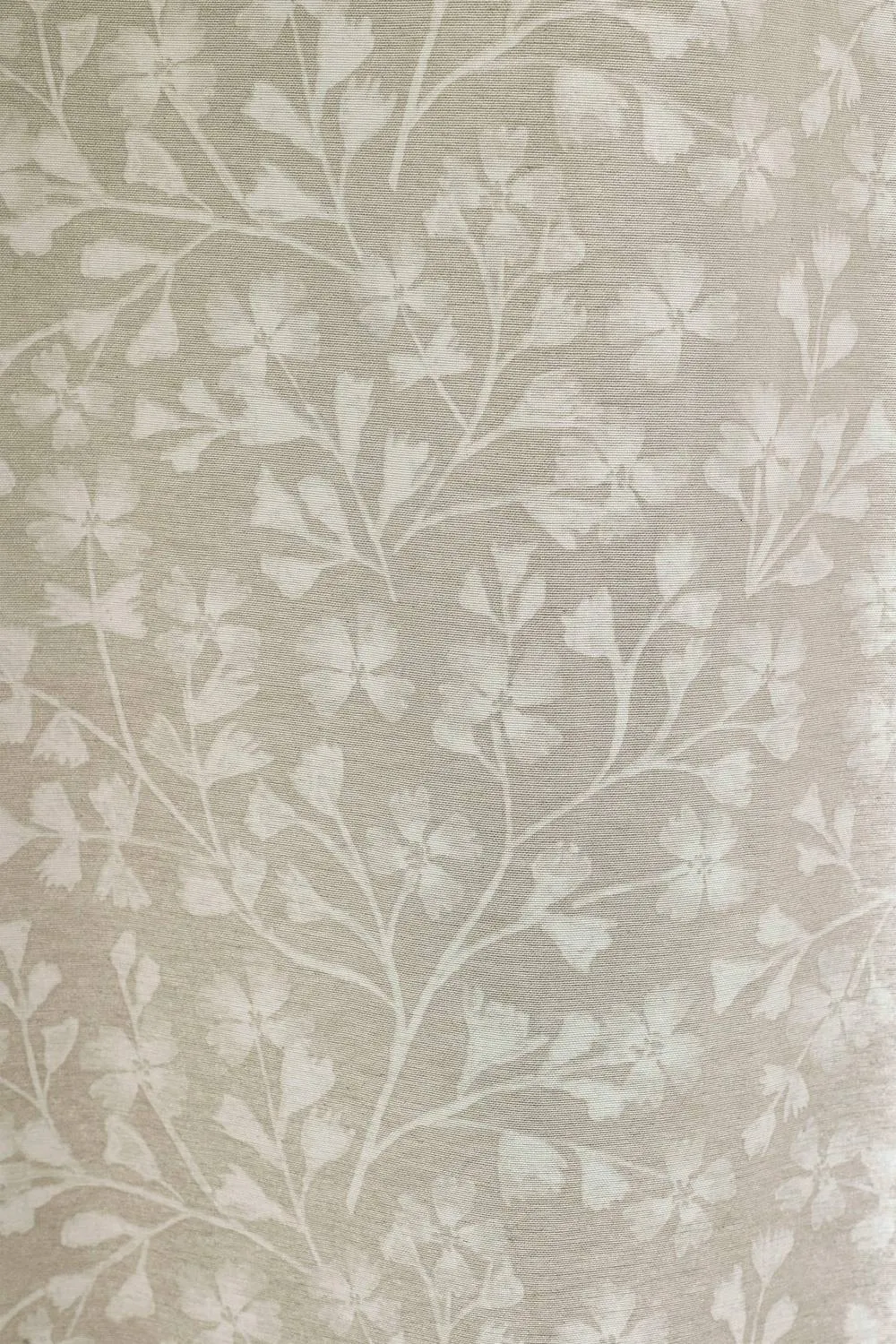Catherine Lansfield 'Brooke Floral' Lined Eyelet Curtains in Natural 3
