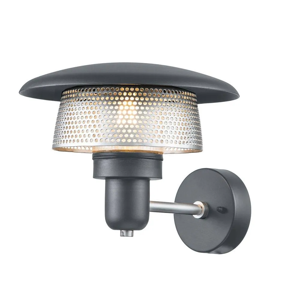 Netlighting Saturne Outdoor Wall Lantern Grey IP44