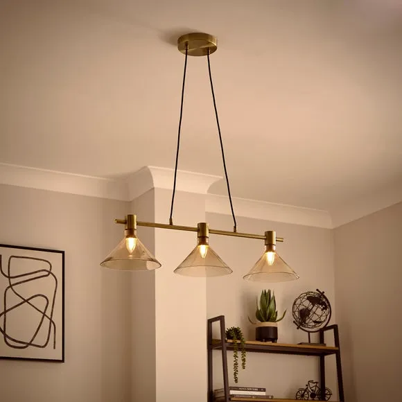 Morgan 3 Light Adjustable Diner Ceiling Light 2