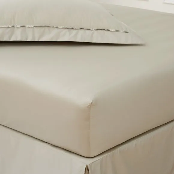 Dorma Luxurious & Silky 500 Thread Count 100% Cotton Sateen Fitted Sheet 1