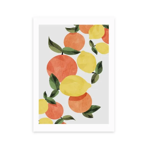 East End Prints Oranges And Lemons Print by Dan Hobday 2