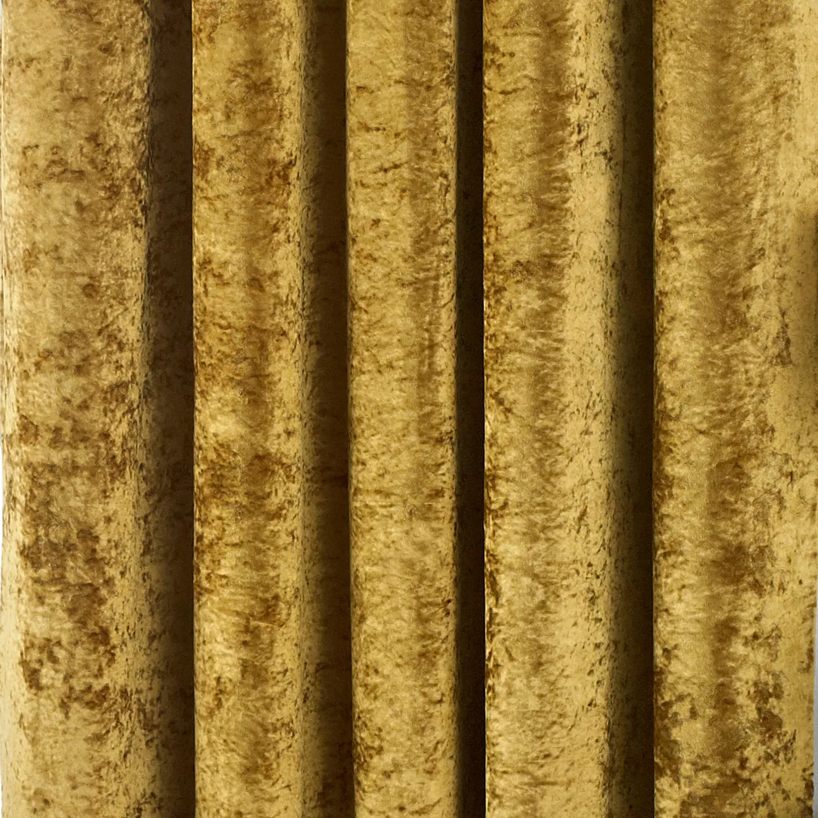 Paoletti Verona Crushed Velvet Eyelet Curtains in Yellow 4