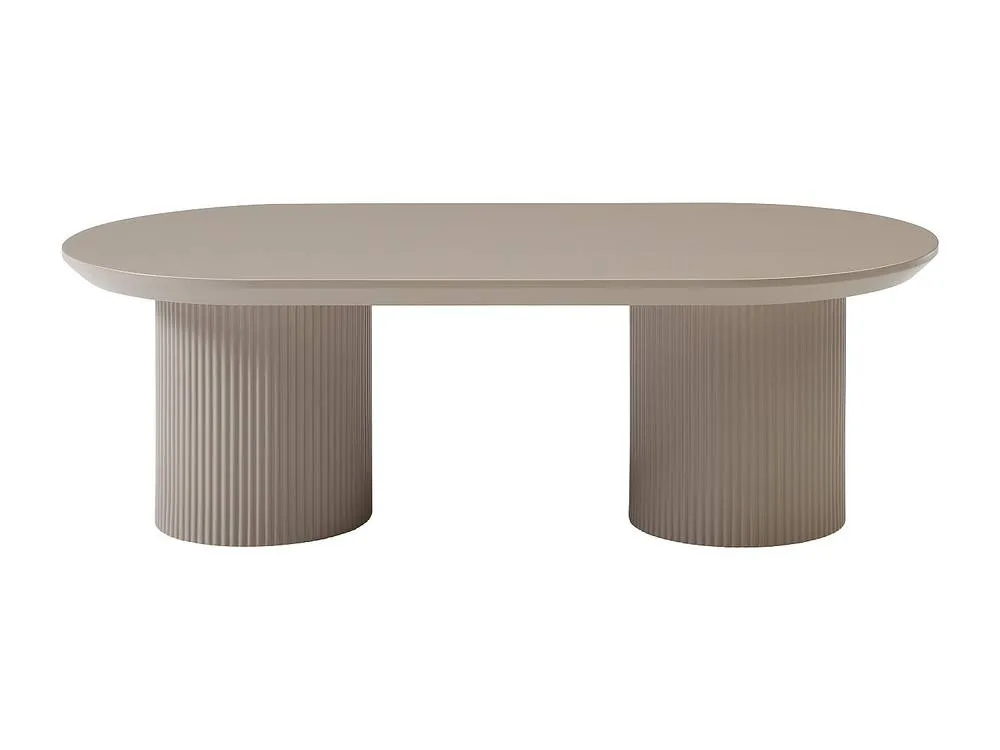 Vente-unique MDF Coffee Table - Taupe - LORIMILA 4