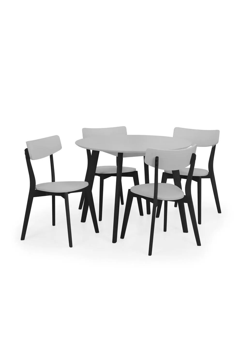 Julian Bowen Casa Round 4 Seater Dining Table in Grey 5