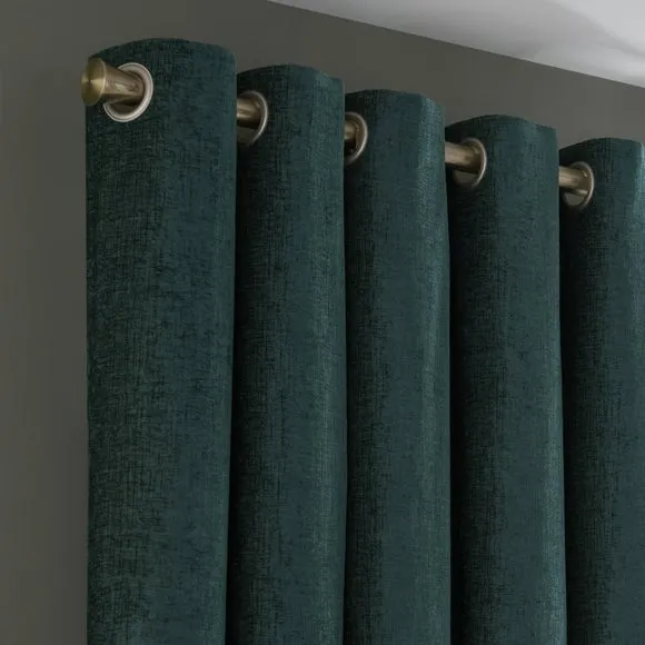 Chenille Eyelet Curtains (Blackout Available) 1