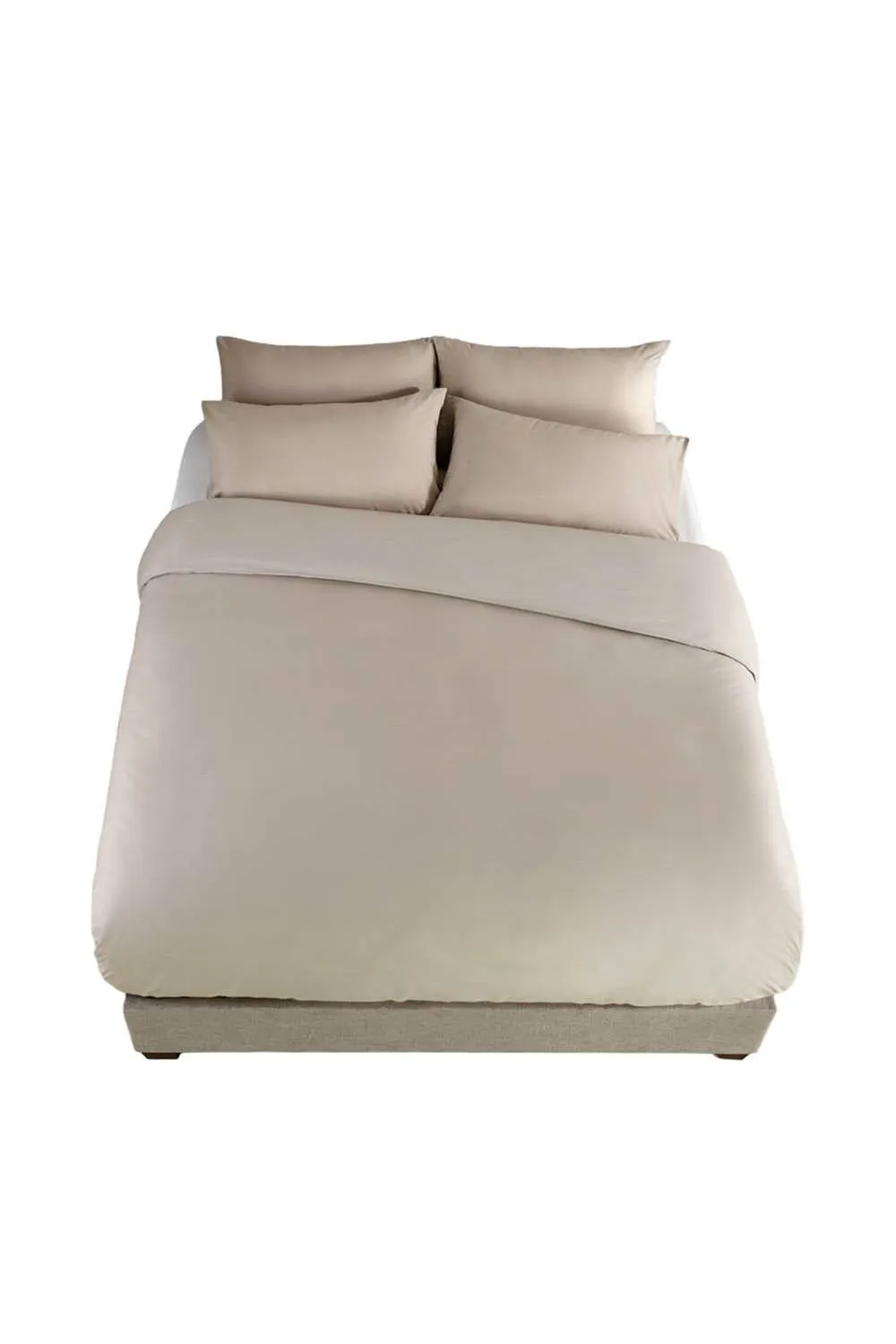 Martex Everyday Luxury Cotton Duvet Cover Set - Warm Pebble in Nude 5