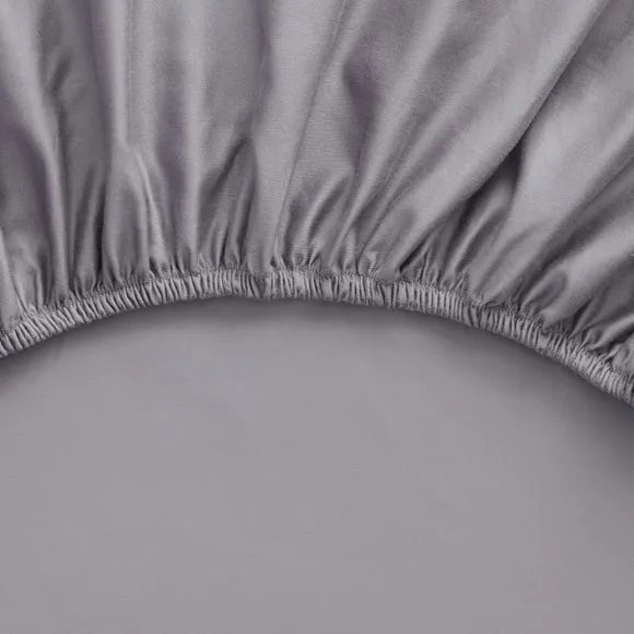 Hotel 400 Thread Count 100% Cotton Sateen Fitted Sheet